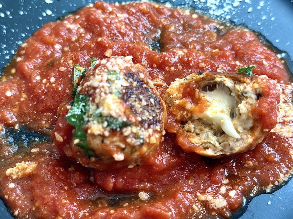Italian chicken meatball recipe is a good red meat alternative. 
